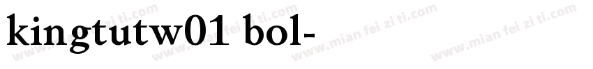 kingtutw01 bol字体转换